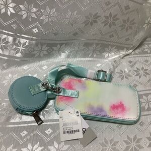 BP. Nordstrom Cross Body Phone Case and Change Purse Tie Dye